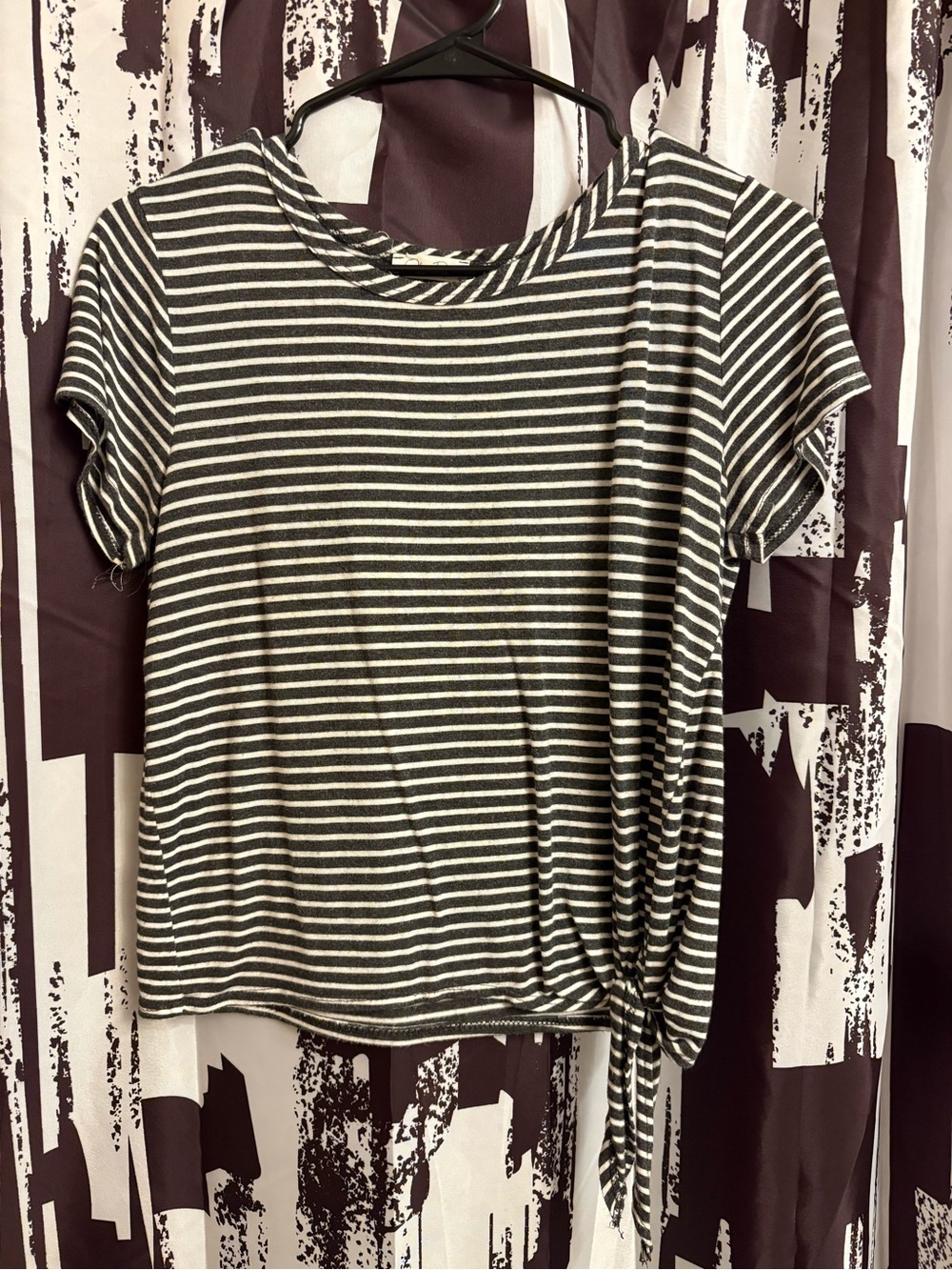Olivia Rae women’s striped shirt, size medium